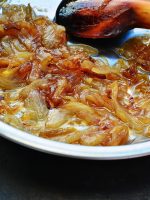 Receta de cebolla caramelizada con manzana