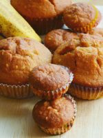 Receta de receta de muffins de plátano Receta de muffins de plátano