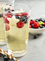 Receta de sangria de champagne