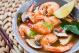 gambas al ajillo con champiñones