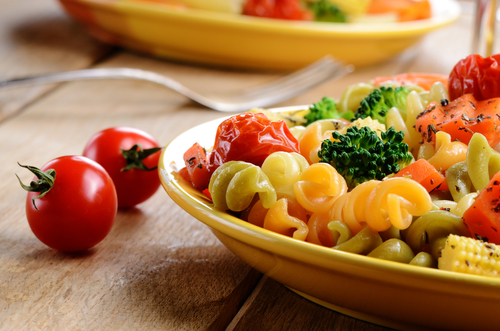 Receta de ensalada de pasta con pollo 