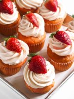 Receta de cupcakes de fresa