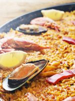 Receta de paella de marisco