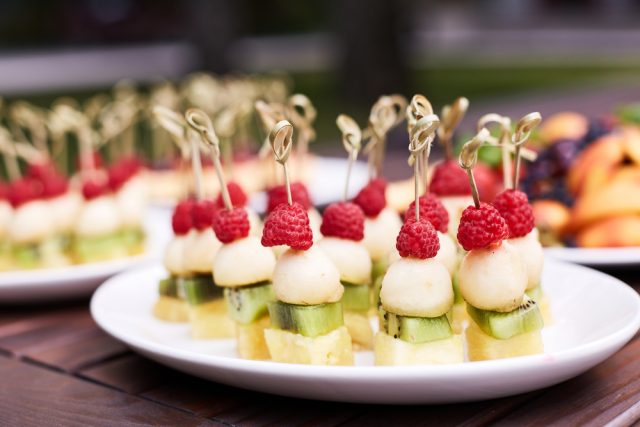 Receta de canapés de fruta