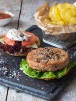 Receta de hamburguesa de atún