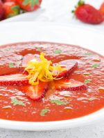 Receta de salmorejo de fresa