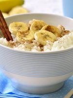 Receta de arroz con leche y platano