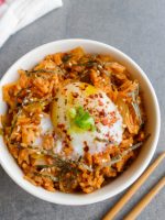 Receta de arroz salteado con kimchi
