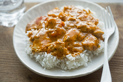 Receta de arroz con pollo al curry