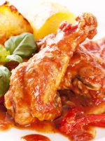 Receta de pollo al ajillo en salsa