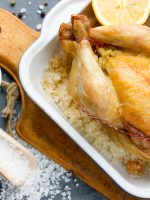 Receta de pollo al horno a la sal