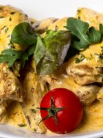 Receta de muslos de pollo al horno con curry