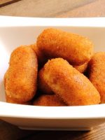 Receta de croquetas de pollo al microondas