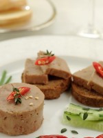 Receta de canapés de foie con manzana