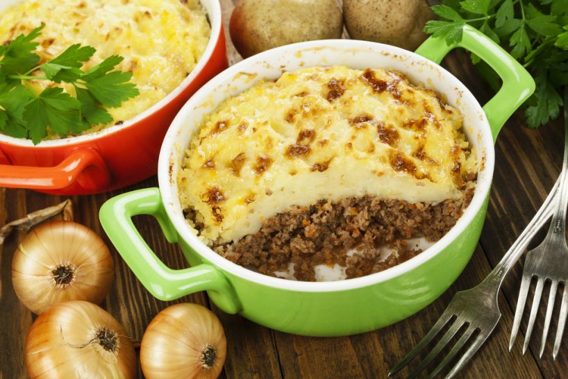 Receta de pastel de carne inglés