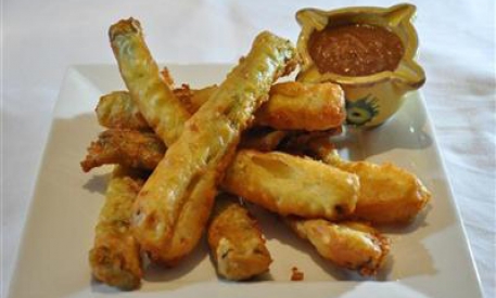 Receta de calçots rebozados