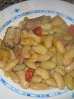 Receta de fabada asturiana con acelgas