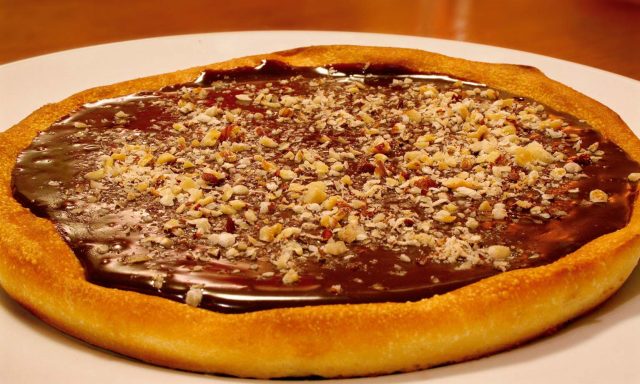 Receta de pizza de chocolate