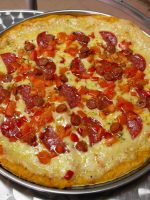 Receta de pizza española