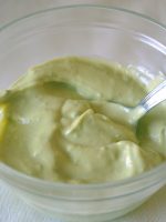 Receta de alioli de aguacate