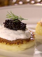 Receta de canapés de caviar