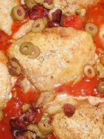 Receta de receta de contramuslo de pollo al horno con salsa de tomate Receta de contramuslo de pollo al horno con salsa de tomate