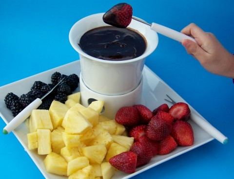 Receta de fondue de frutas