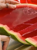 Receta de gelatina de sandia