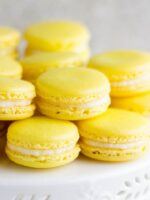 Receta de macarons de limón