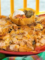 Receta de nachos con curry