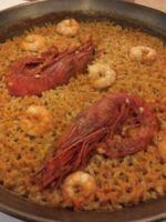 Receta de paella de marisco con carabineros