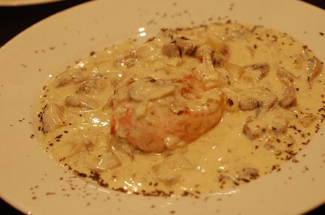 Receta de receta de pechuga de pollo al horno con champiñones Receta de pechuga de pollo al horno con champiñones