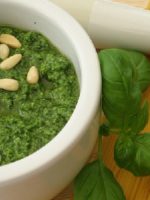 Receta de pesto light