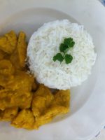 Receta de pollo al curry sin nata