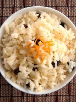 Receta de arroz blanco con pasas