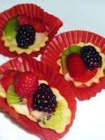 Receta de receta de canapés de fruta Receta de canapés de fruta