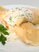 Receta de crepes de endibias y salmón