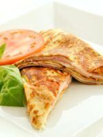 Receta de crepes de jamon y queso