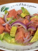 Receta de receta de ceviche de salmón Receta de ceviche de salmón