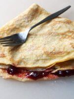 Receta de crepe de mermelada