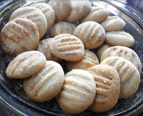 Receta de galletas de mantequilla con azúcar glass