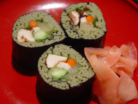 Receta de sushi de fideos