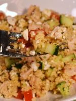 Receta de ensalada de cuscús vegetariana