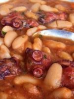 Receta de fabada asturiana con pulpo