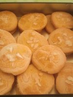 Receta de galletas de mantequilla con almendras