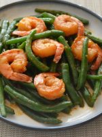 Receta de judías verdes con gambas