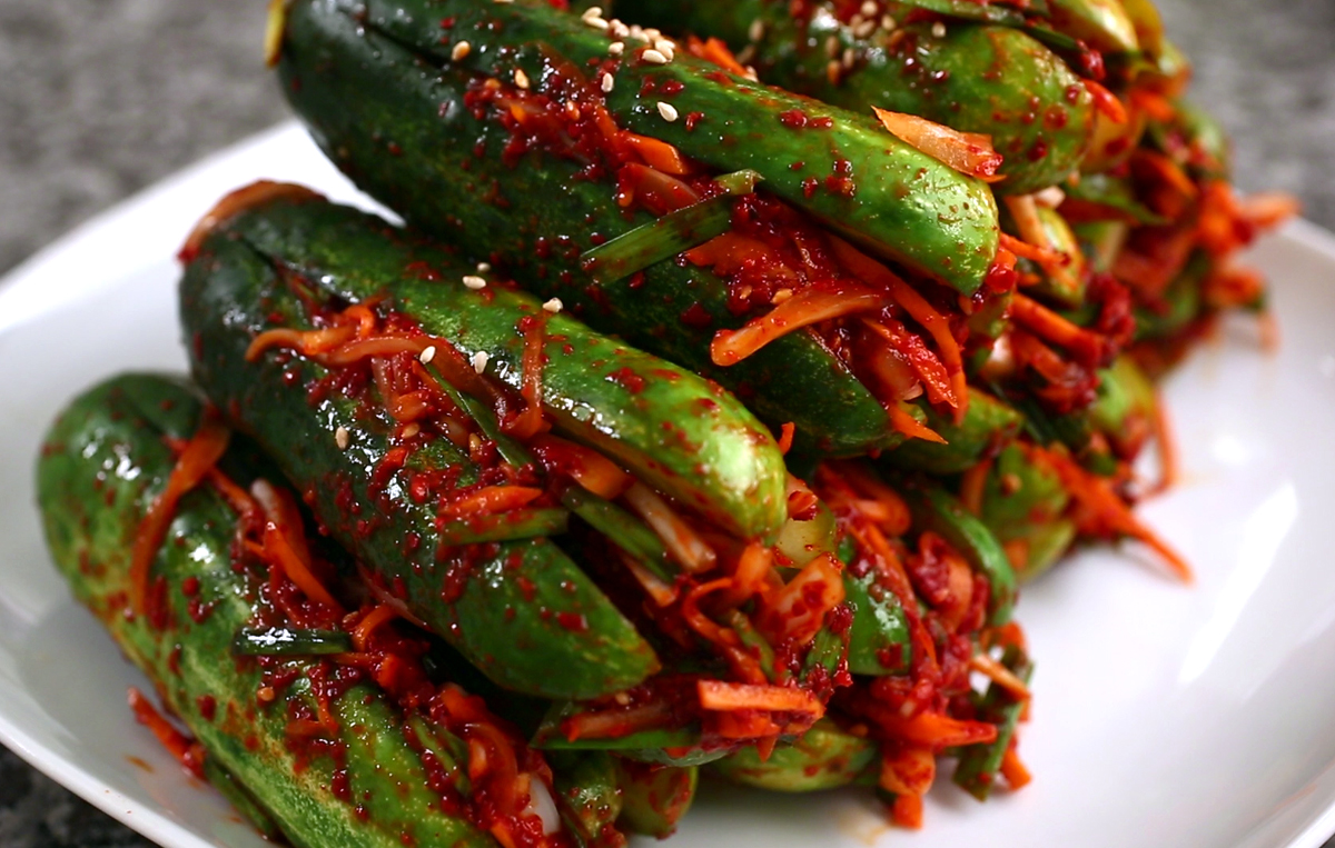 Arriba 74+ imagen receta de kimchi de pepino