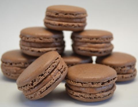 Receta de macarons rellenos de nutella 