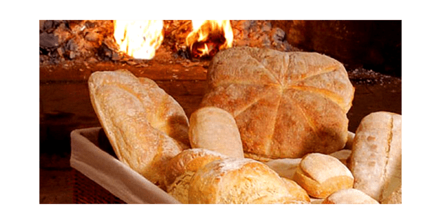 Receta de pan casero en horno de leña