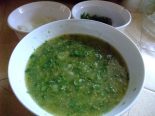 Receta de salsa verde con cilantro